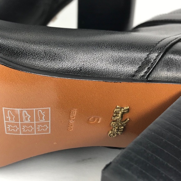 NWOB Coach Delaney Signature Buckle Heel Bootie - Picture 7 of 15